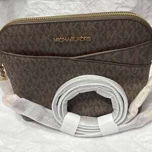 Michael Kors Jet Set Travel Cross Body -Brown Brand New with Tags